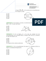 Ejercicios de Circunferencia