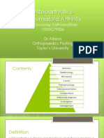 Osteoarthritis & Rheumatoid Arthritis