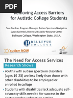 Autistic Self Advocacy Network Webinar With Autism NOW May 29 2014