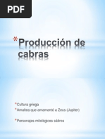 Producción de Cabras