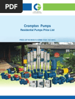 Crompton Greaves Domestic Pumps Price List