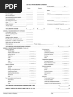 Income Form