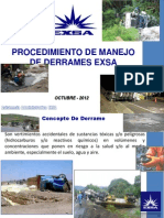 Procedimiento de Manejo de Derrames