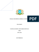 Somalia - National Security and Stabilization Plan 18 October 2011