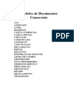 Modelos de Documentos Comerciais