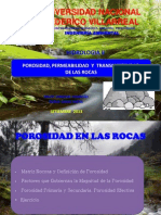 Porosidad Permeabilidad y Transmisividad de Las Rocas