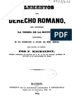 Elementos Del Derecho Romano Mackeldey