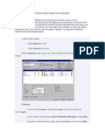 Como Crear Layers en Autocad