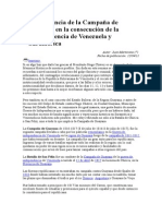 La Importancia de La Campaña de Guayana