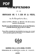 Compendio de Las Meditaciones de Luis de La Puente