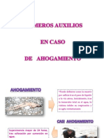 Primeros Aux Caso de Afixia, Ahogamiento, Atrgantamiento