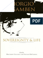 Agamben Sovereignty and Life