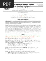 Tuesday, June 3, 2014 Hearing Room #1, North Office Building (Main Capitol Complex)