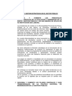 Gestion Estrategica en El Sector Público Peruano