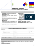 Msds Ammonium Sulfat Heksahidrat