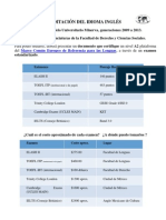 Ultimo Acreditación Inglés Estudiantes de Modelo Universitario Minerva