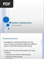 Eneral Pharmacology: Pharmacokinetics