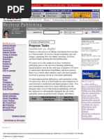 Desktop Publishing: Prepress Tasks