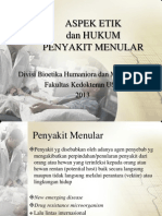 KEK K9 Aspek Etik Dan Hukum Penyakit Menular