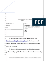 Sample Motion To Vacate California Divorce Judgment For Duress