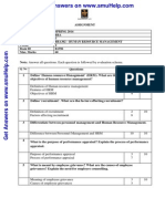 Assignment Drive SPRING 2014 Program BBA Semester 3 Subject Code & Name Bba302 - Human Resource Management Credit 4 Book ID B1596 Max. Marks 60