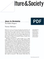 Jews in Armenia. The Hidden Diaspora Vartan Akchyan