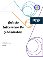 Guía de Laboratorio de Yacimientos (UDO ANZ)