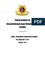 Contoh Folio Kerjaya (Bidang Pelancongan)