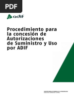 Adif Procedimiento Autorizacion Uso - Asu