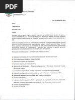 Carta de Presentación Sertecpet S.A.