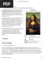 Mona Lisa - Wikipedia, The Free Encyclopedia