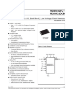 M28W320CT M28W320CB: 32 Mbit (2Mb x16, Boot Block) Low Voltage Flash Memory