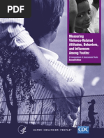 Measuring Violence-Related Attitudes, Behaviors, and Influences Among Youths - Assessment Tool