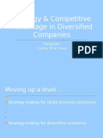 Strategy & Competitive Advantage in Diversified Companies