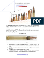 Municiones y Cã Digos de Identificaciã N