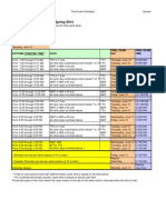 14SQ Final Schedule