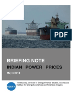 IEEFA Briefing Note IndianElectricityCoalPricing 4 May 2014