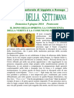 Comunità Pastorale Di Uggiate e Ronago Agenda Della Settimana Pentecoste