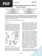 Analysis of Routing Techniques Problems in Wireless Sensor Network