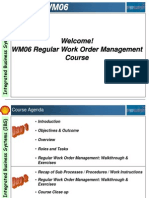 WM06 Regular Work Order Management Presentation