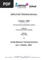 Training Manual