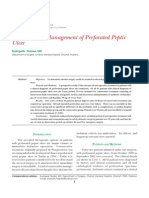 Conservative Management of Perforated Peptic Ulcer