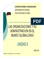 Unidad II Organizacion