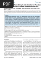 Anthrax Lethal Toxin Disrupts Intestinal Barrier Function and Causes Systemic Infections With Enteric Bacteria 2012