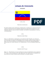 Cronología de Venezuela PDF