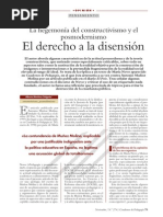 El Derecho A La Disension