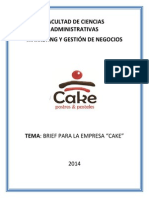 Brief para Una Empresa de Cupcakes