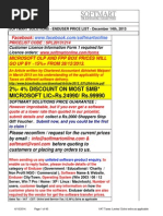 Softmart EndUser Pricelist