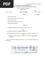 1 1/2 Hours: Continuous Assessment Test-I