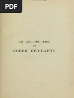 An Introduction To Greek Epigraphy (1905)